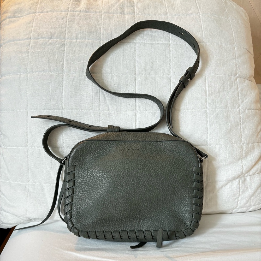 Grey / Blue / Green ALLSAINTS Crossbody Purse